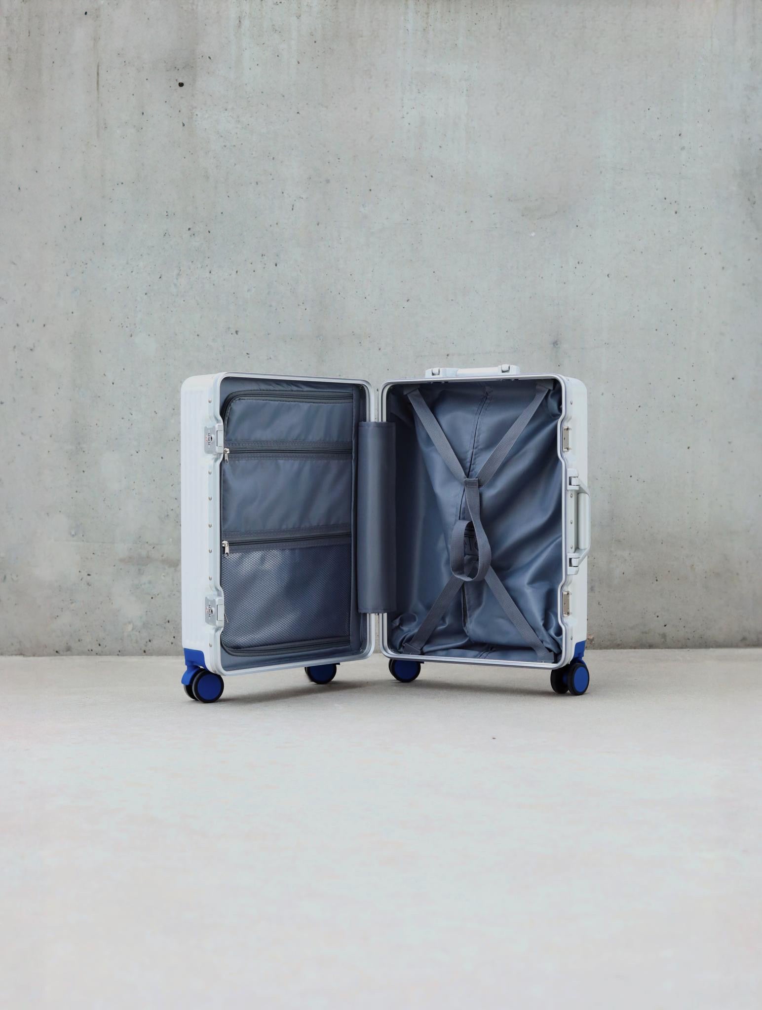 Valise cabine aluminium 55cm
