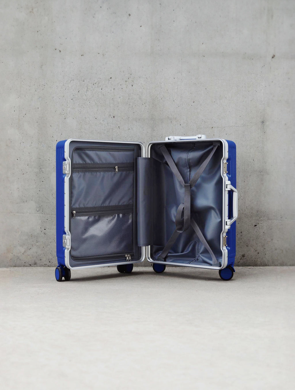 Valise cabine aluminium 55cm